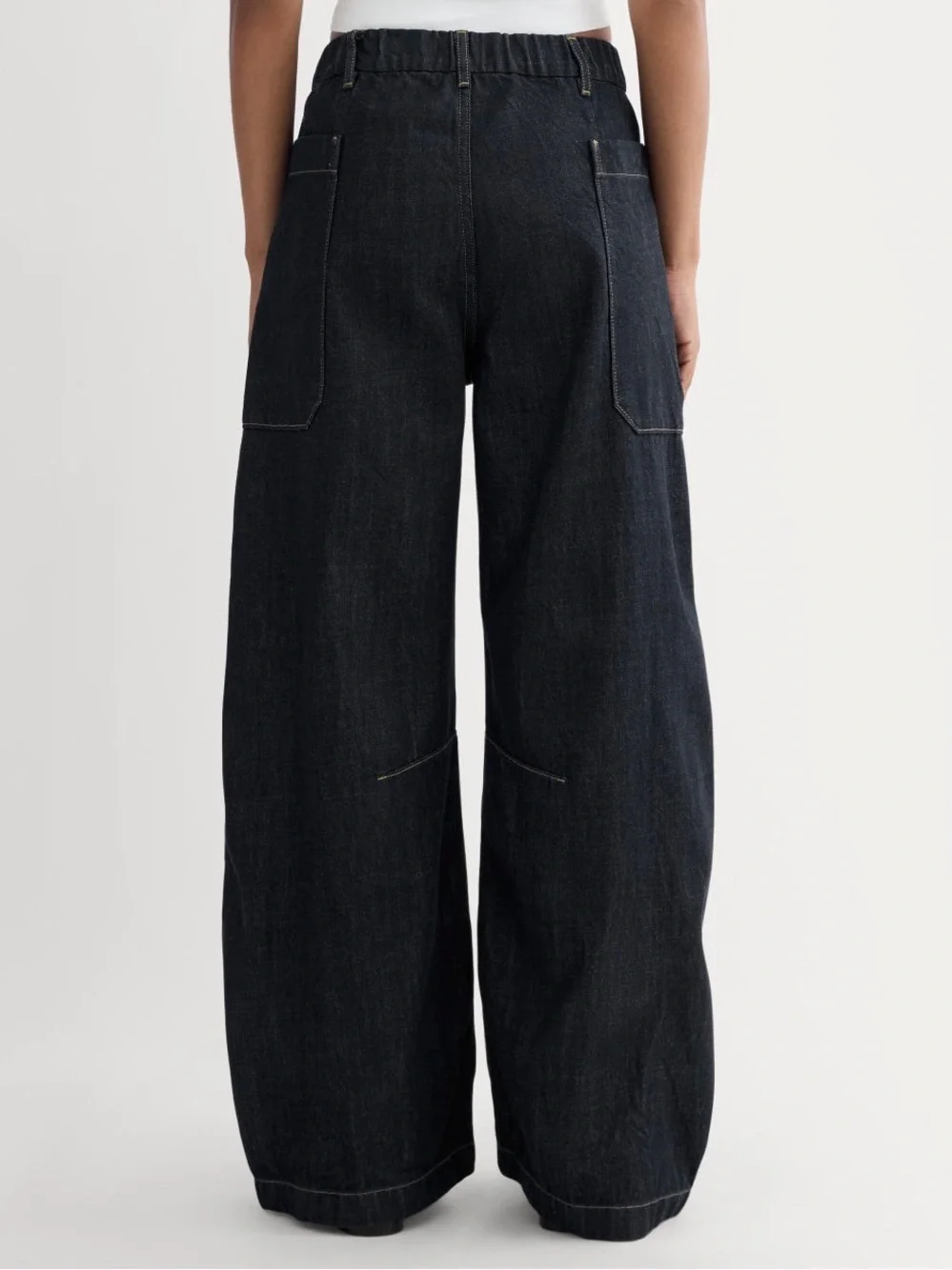 Everlane Dark Wash Wide-Leg Flare Jeans